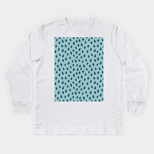 Pattern with chaotic spots Kids Long Sleeve T-Shirt